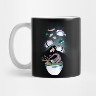 Sushi - all you can eat - strange - black version Mug